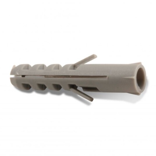 Heco 654060030004H Nylonplugg uten krage 6 x 30 mm 100-pakning Innfesting