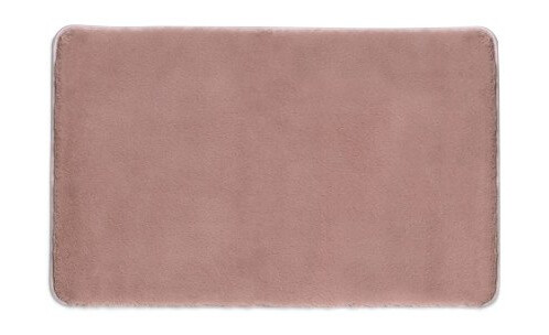 Hefe Fuzzy badematte, 50x80 cm, rosa Hefe Fuzzy badematte, 50x80 cm, rosa