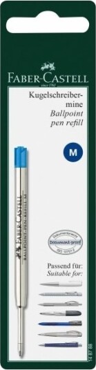 Faber-Castell 148788, Blå, Sølv, Kulepenn, 1 Stykker, Blister