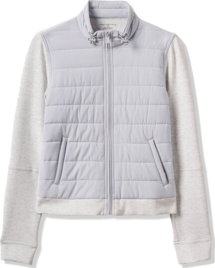 Travis Mathew Skyloft Soft Espresso Martini Golfjakke dame Heather Light Grey X Large