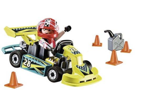 Playmobil Go-Kart Racer Carry Case Leke Figur 5 År Plast 29 Stykker 298,15 G