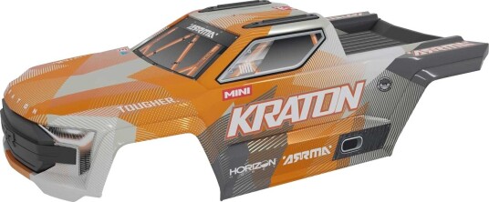 ARRMA ARA-2656 Mini Kraton Body White / Orange
