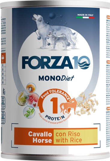 Forza10 Diet Dog Våtfôr Forza 10 Diet Low Grain Hest & Ris 6 X 400 G