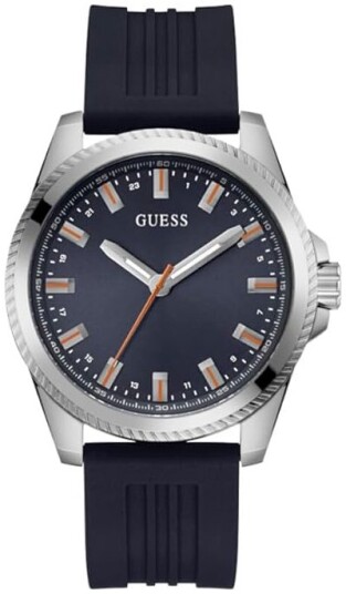 Guess Herreklokke GW0639G1 Champ Blå/Gummi Ø44 mm Guess Herreklokke GW0639G1 Champ Blå/Gummi Ø44 mm