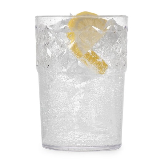 Drikkeglass glassklar plast 35 cl