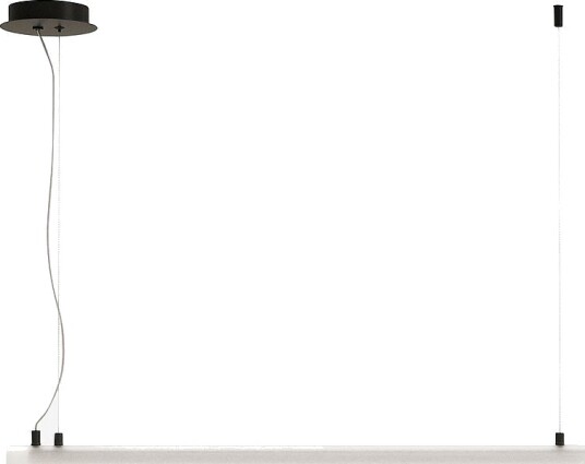 Kave Home Vauxall taklampe i metall og frostet glass Svart Takpendler