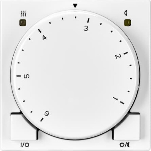 ABB Deksel Til Gulvtermostat Basic55 3292B A10101 Blank Hvit