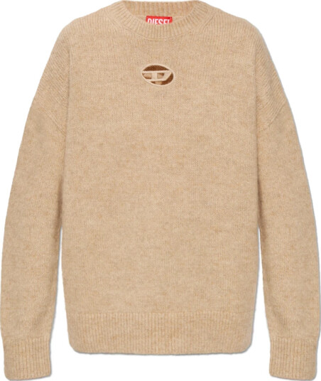 Diesel Dame Strikkevarer Beige M,