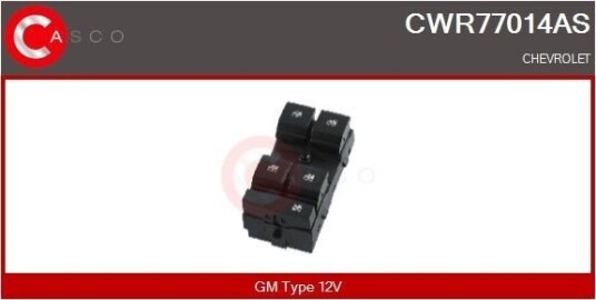 Bryter vindusheis CASCO CWR77014AS