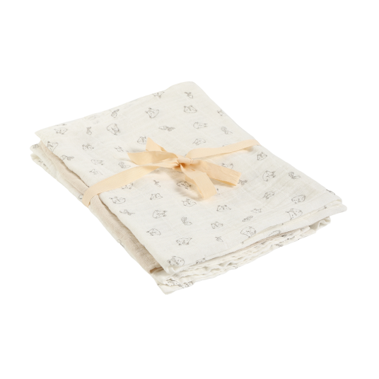 Pippi Rainy Day Muslin Cloth 3 Pack