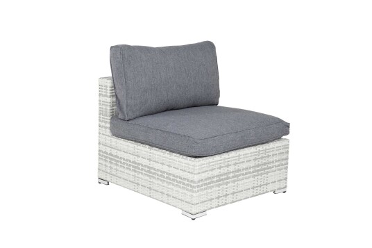 Venture Design Amazon midtstykke Hvit med grå pute 75 x 87 cm Hvit Venture Design Amazon midtstykke Hvit med grå pute 75 x 87 cm Hvit