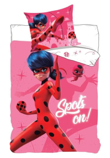 Mcu Miraculous Ladybug 'Spots on' Sengetøj 150 x 210 cm 100 procent bomuld Mcu Miraculous Ladybug 'Spots on' Sengetøj 150 x 210 cm 100 procent bomuld