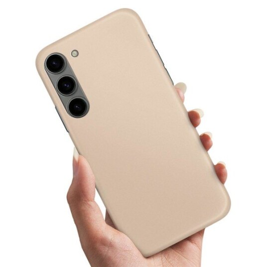 Samsung Galaxy S23 Plus - Deksel/Mobildeksel Beige Samsung Galaxy S23 Plus - Deksel/Mobildeksel Beige