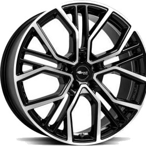 Brock B41 Black Full Polish 9.5x21 5/120 ET26 B66.6 Brock B41 Black Full Polish 9.5x21 5/120 ET26 B66.6