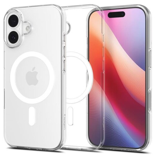 Spigen Liquid Crystal MagSafe Deksel - Klar Hvit til iPhone 17