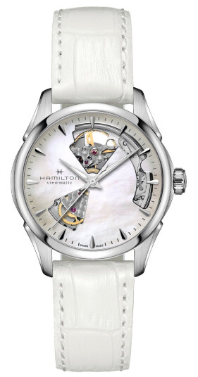 Hamilton Jazzmaster Open Heart Lady Auto H32215890 - Dame - 36 mm - Analog - Automatisk - Safirglass