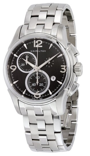 Hamilton Herreklokke H32612135 American Classic Jazzmaster Sort/Stål
