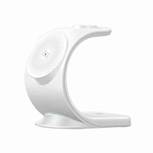Trådløs lader for 3 Apple-enheter, 15 W, hvit