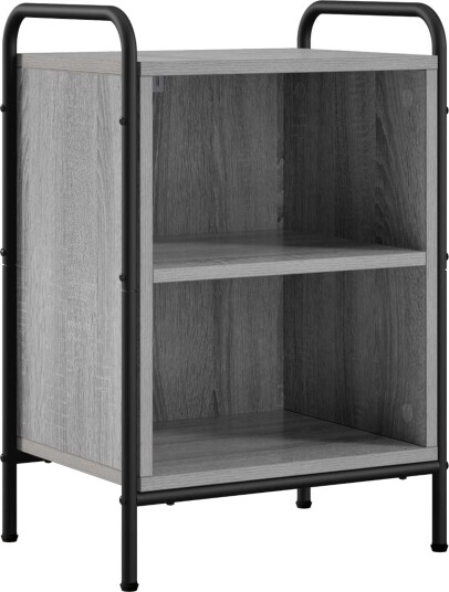 vidaXL Nattbordskap Grå Sonoma 40 x 30 x 60 cm Konstruert tre