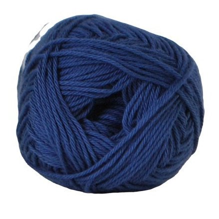 Hjertegarn Cotton nr. 8 Garn 6970 Mørk Denim Blå