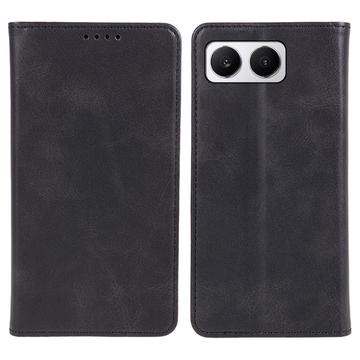 OnePlus Nord 4 lommebokveske med magnetisk lukking   kalvestruktur   svart