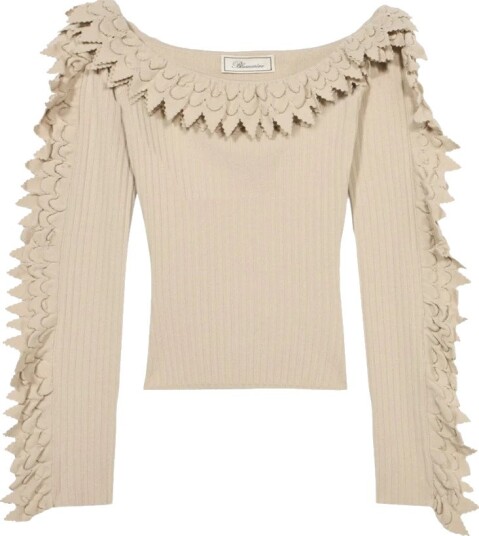 Blumarine Dame Strikkevarer Beige M,