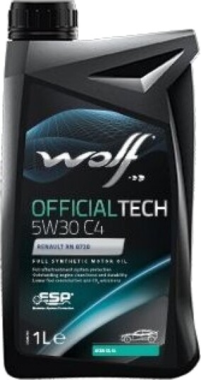Motorolje WOLF OFFICIALTECH 5W30 C4 1L