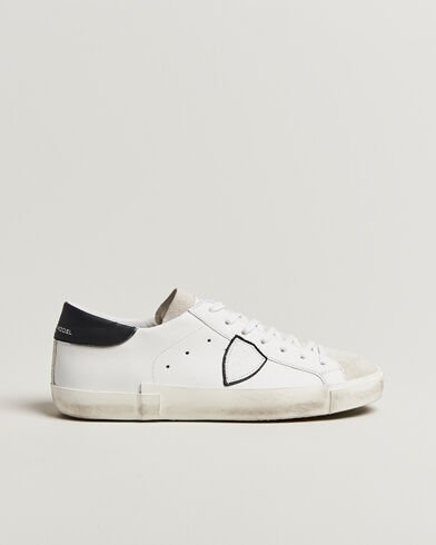 Philippe Model Prsx Low Top Leather Sneakers White/Black