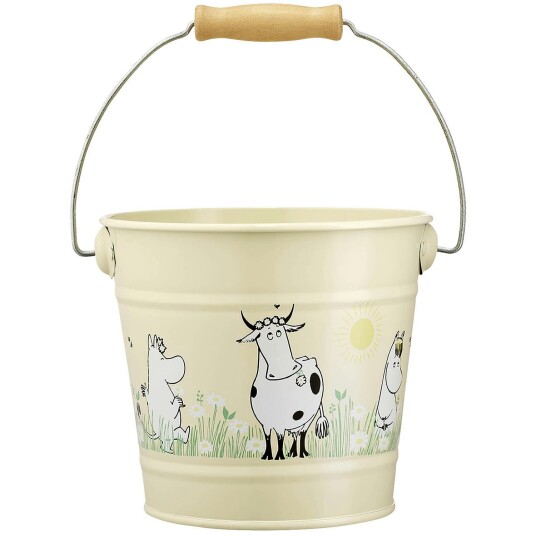 Muurla Moomin In the garden Bøtte 2 L Gul