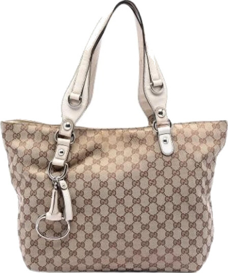 Gucci Vintage, Dame, Pre-owned, Beige, ONE SIZE, Gucci Vintage, Dame, Pre-owned, Beige, ONE SIZE,