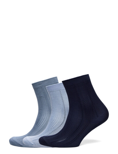 Becksöndergaard Solid Drake Sock 3 Pack - Blue - 39-41