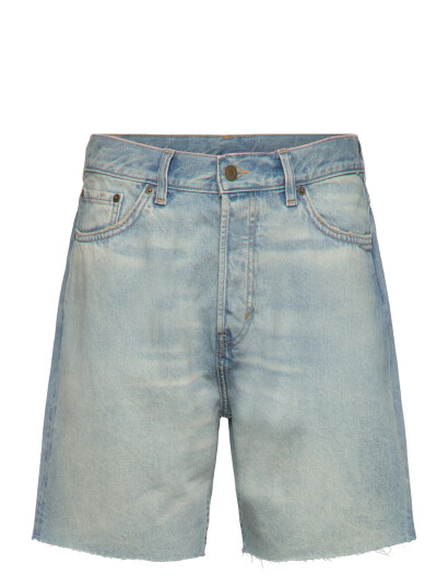 Weekday Space Denim Relaxed Shorts - Blue - 27