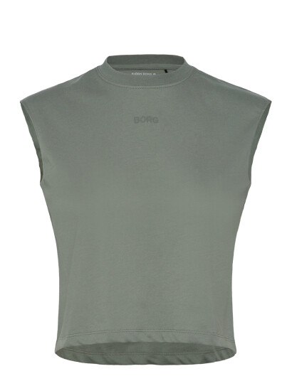 Björn Borg Borg Cropped Tank Top - Khaki green - XL