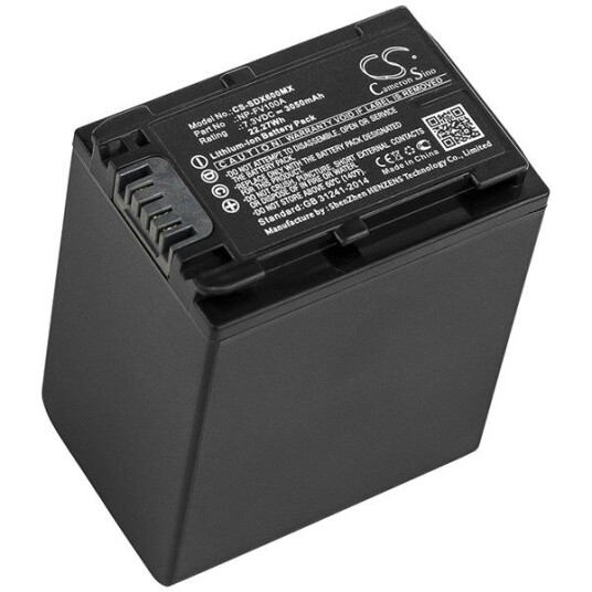 Sony FDR-AXP33 batteri (3050 mAh 7.3 V, Sort) Sony FDR-AXP33 batteri (3050 mAh 7.3 V, Sort)