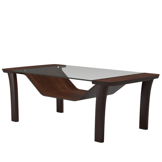 StresslessStressless Windsor bord klart glass brunt