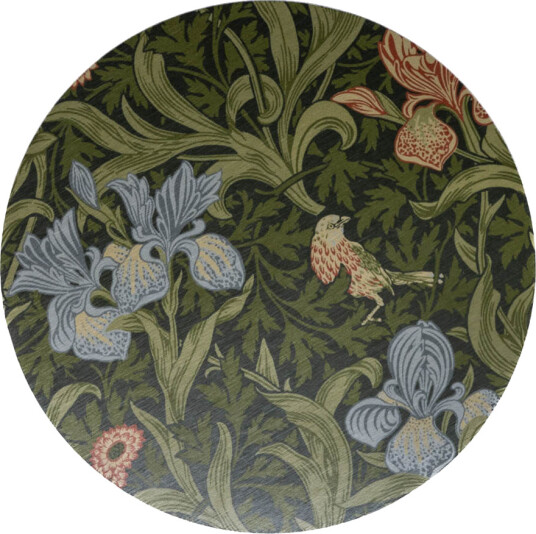 William Morris Iris gryteunderlag 21 cm grønn William Morris Iris gryteunderlag 21 cm grønn