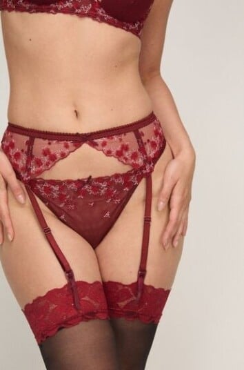 Hunkemöller Strømpebånd Chloe Rød