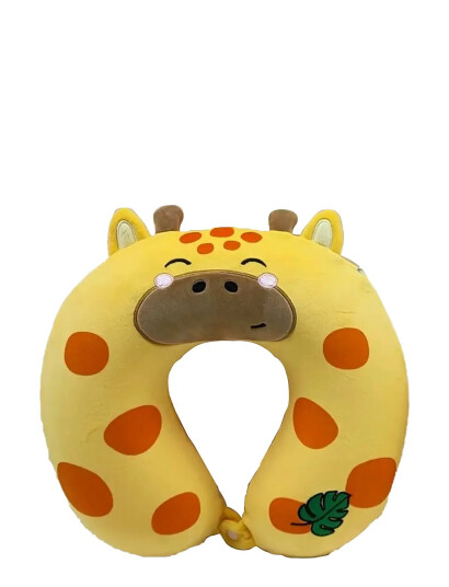 Puckator Relaxeazzz Game Over Plush Memory Foam Travel Pillow - Yellow - ONE SIZE
