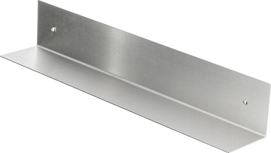 Nichba Design Shelf 60Cm Brushed Stainless Silver ONE SIZE Nichba Design Shelf 60Cm Brushed Stainless Silver ONE SIZE