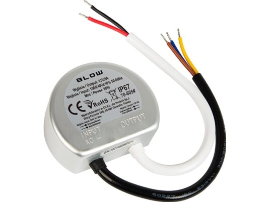 Blow Switchable Strømforsyning 12V/5A 60W For Metall
