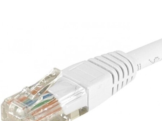 Exc Network Cable | Cat 6 | U/Utp | Patch Round (Standard) | White | 1.5M | Copper