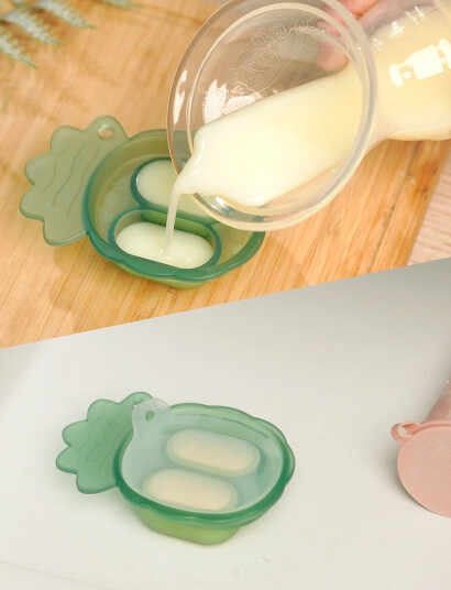 Haakaa Food Feeder + Mini Nibble Tray Copper Green One Size
