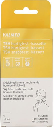Valmed TSH Skjoldbruskkjerteltest 1 stk   1 Stk