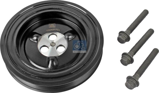 Remskive, veivaksel DT Spare Parts 13.43578