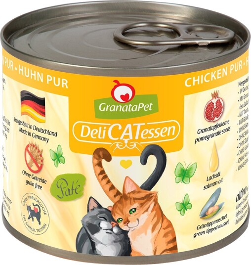 Granatapet Våtfôr Delicatessen Pur Kylling 24 X 200 G