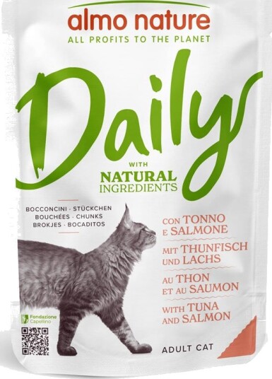 Almo Nature Daily Menu Pose Tunfisk & Laks 12 X 70 G