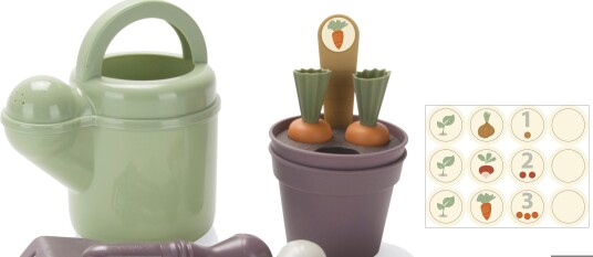Dantoy Green Garden Hagesett Vannkanne Potte Hageredskaper 2+ År 11 Deler