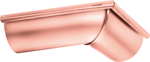 VMZINC gjæringsprofil 280 mm utvendig falset for halvrør av kobber copper