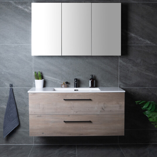 LIND CONTINENTAL 100 BADEROMSMØBEL M/SPEILSKAP