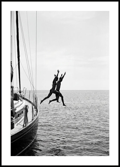 Jumping From a Boat Plakat Plakat / 70x100cm Jumping From a Boat Plakat Plakat / 70x100cm